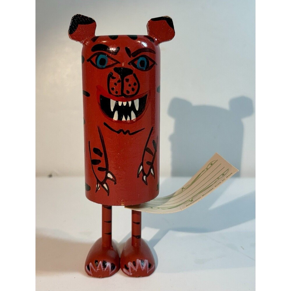 Vtg Pride Creations Popsie No. 23 Wood Toy 1960s “Wild About You” with Box NOS